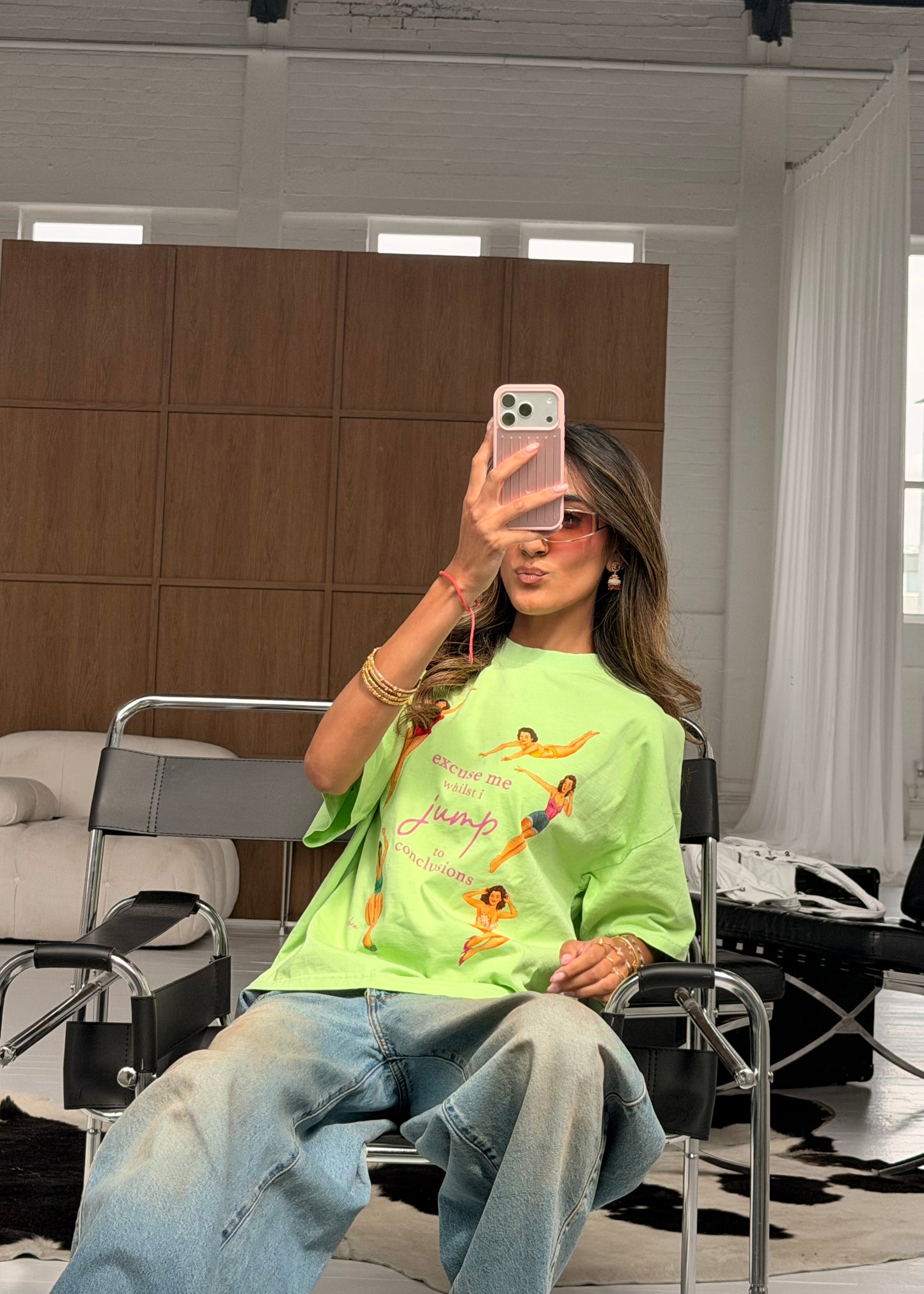 jump to conclusions boxy tee
