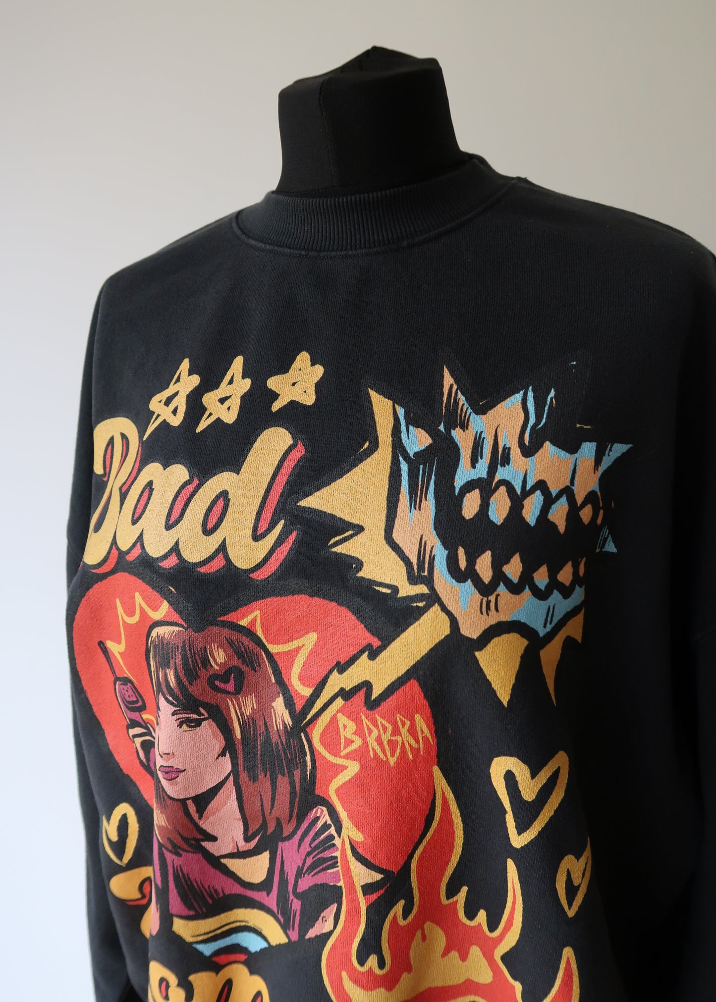 Vintage Black Bad Romance Heavyweight Sweatshirt