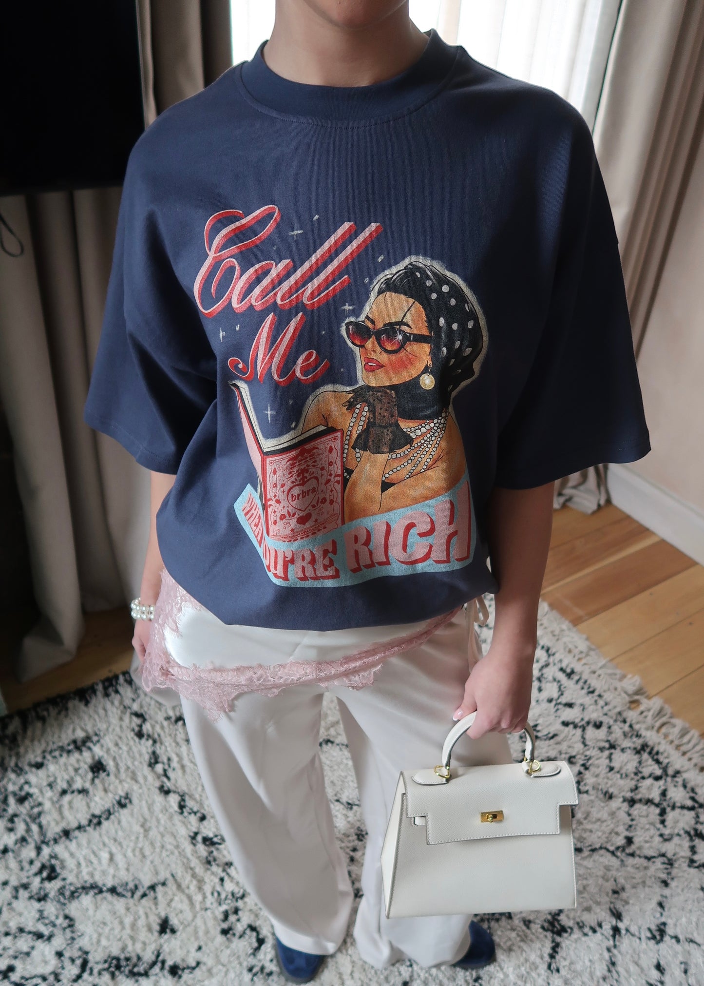 when you’re rich boxy tee