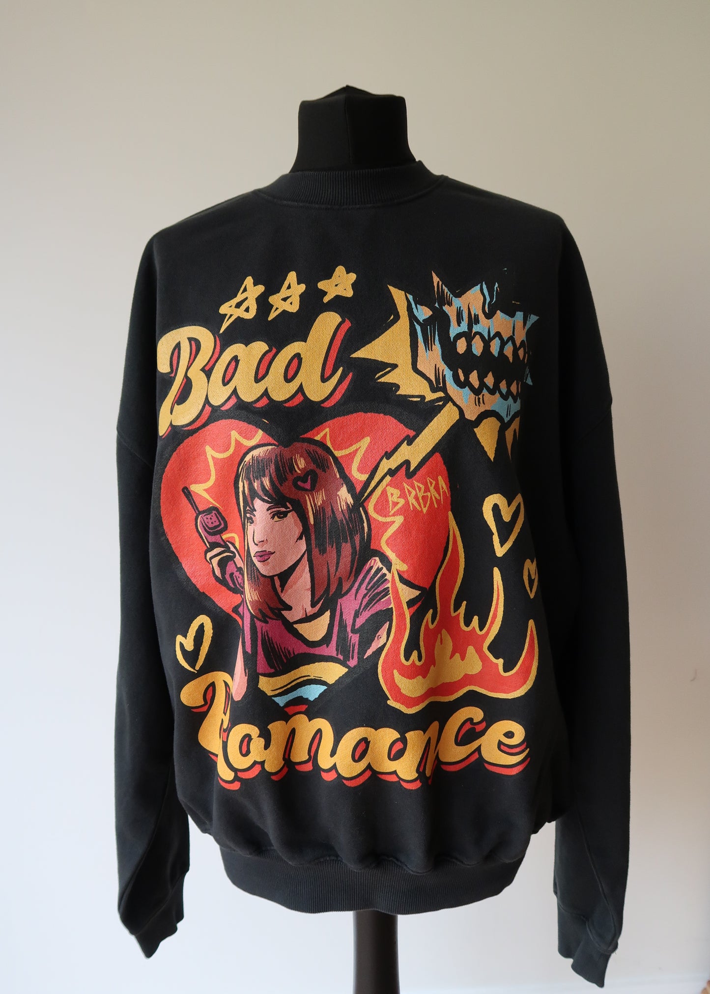 Vintage Black Bad Romance Heavyweight Sweatshirt