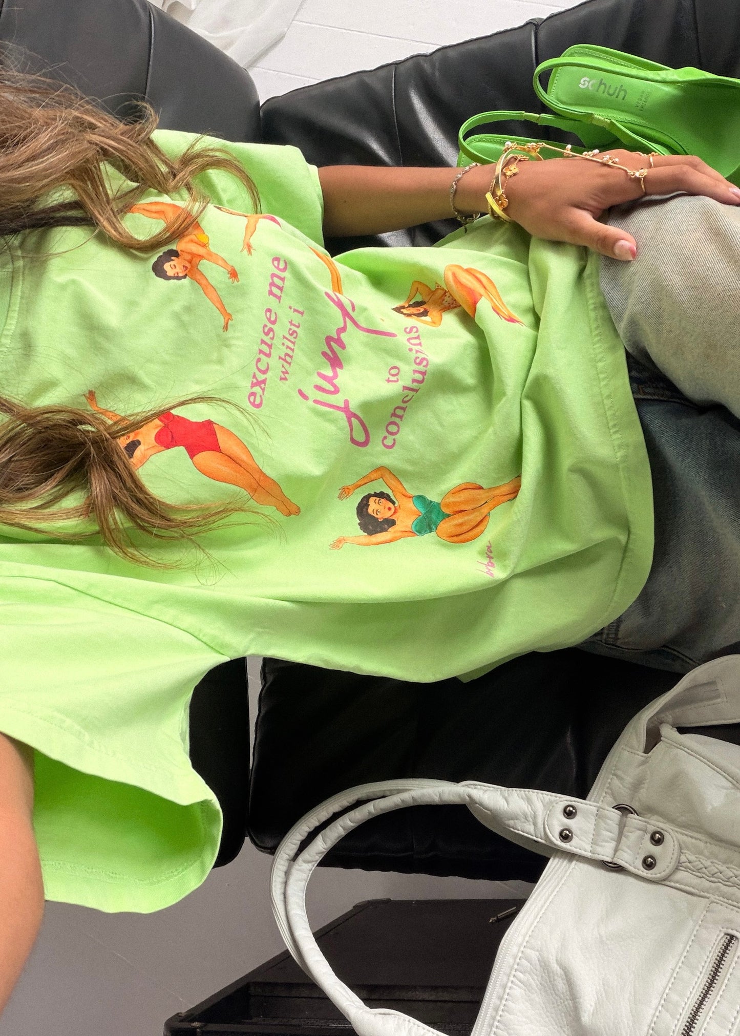 jump to conclusions boxy tee