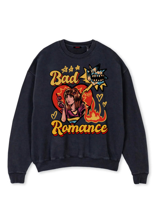 Vintage Black Bad Romance Heavyweight Sweatshirt