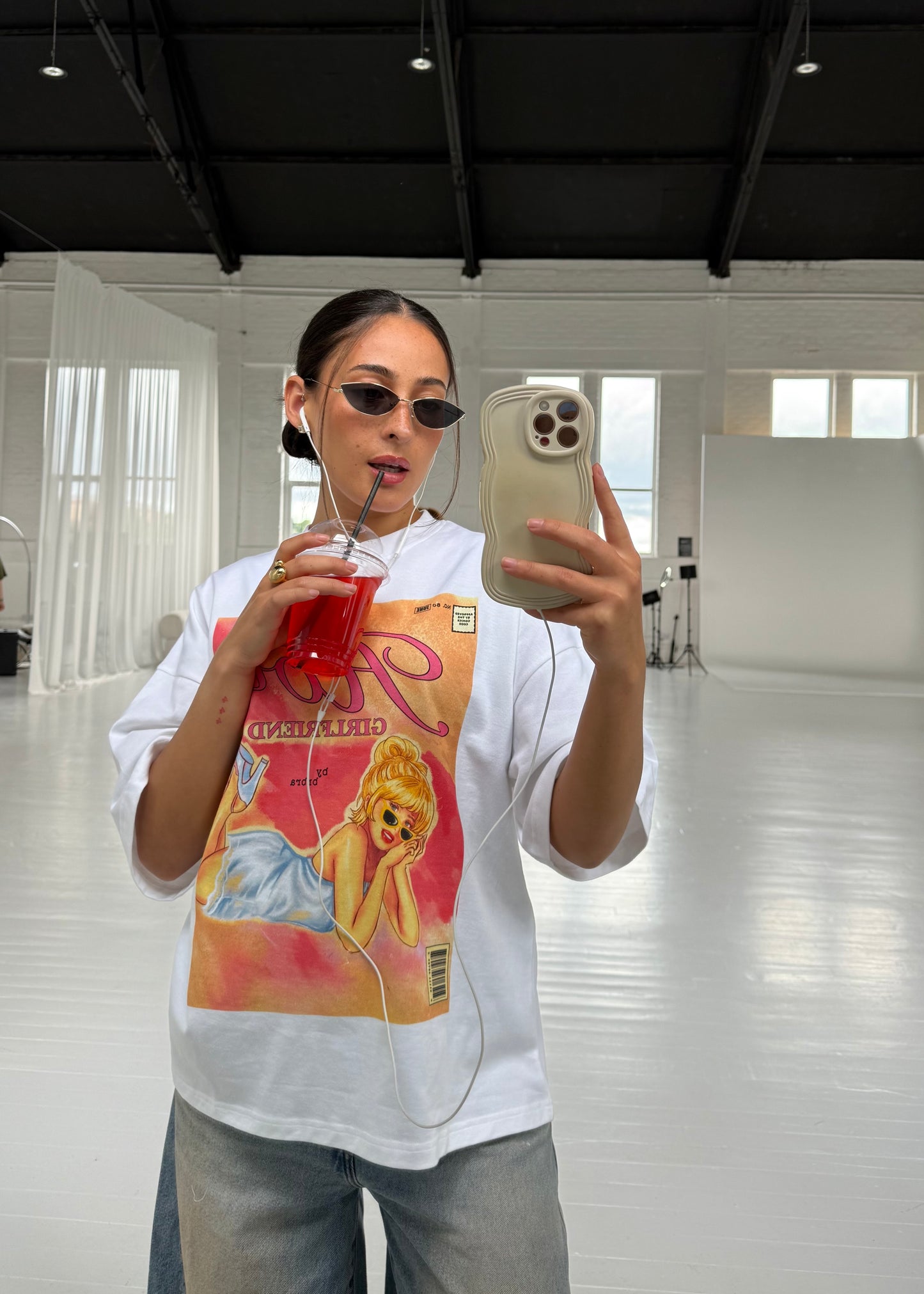 hot girlfriend boxy tee