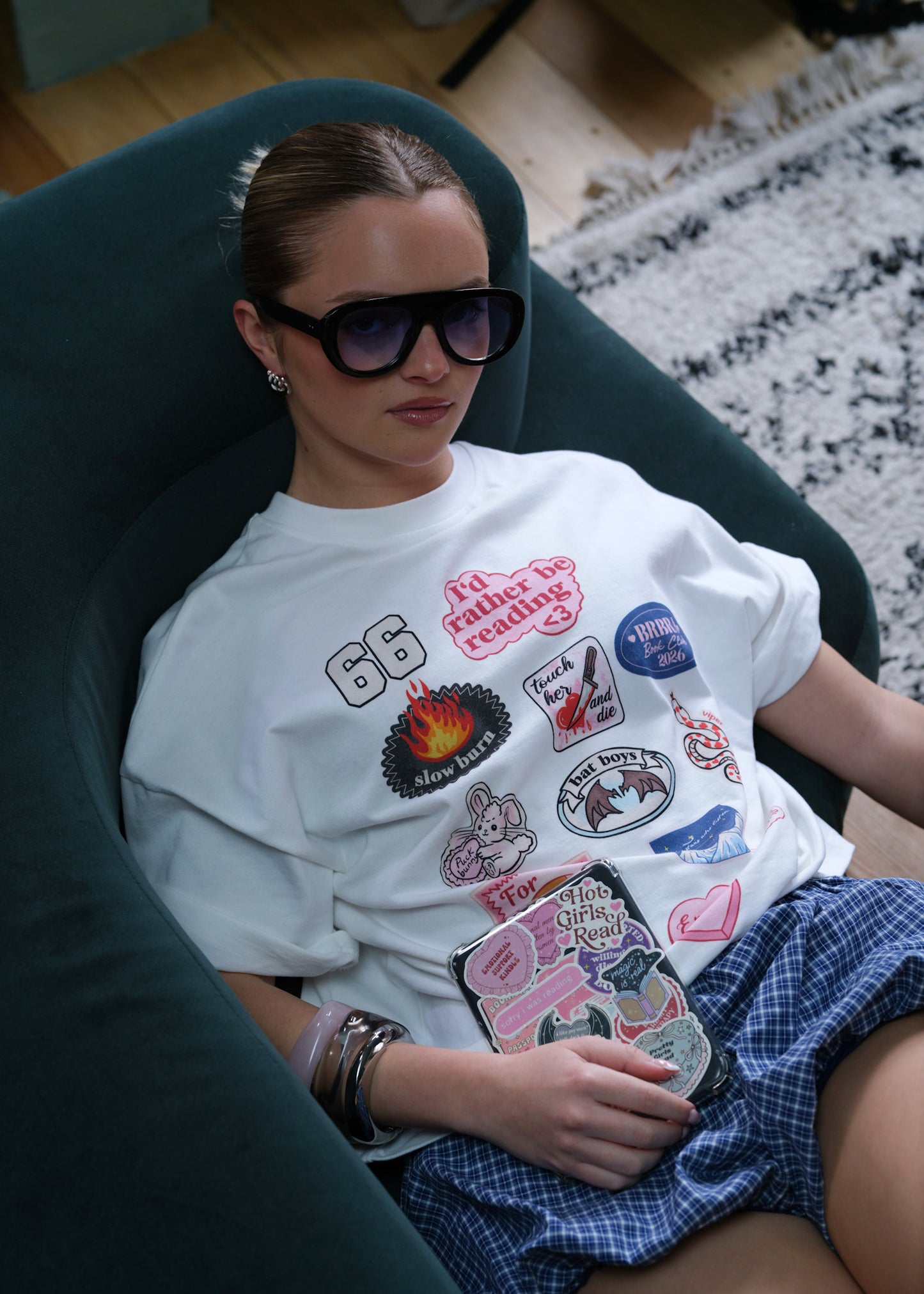book club boxy tee