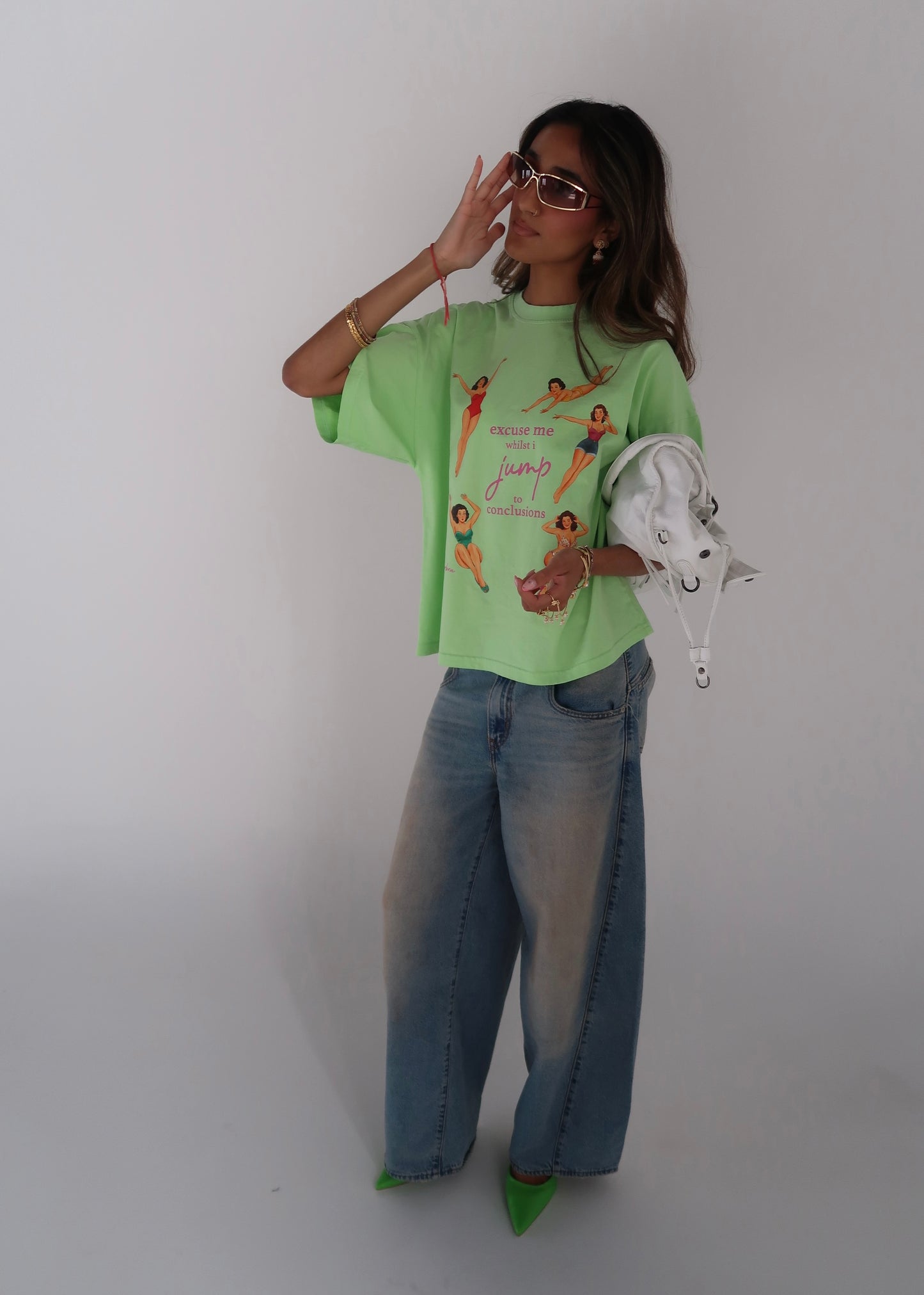 jump to conclusions boxy tee