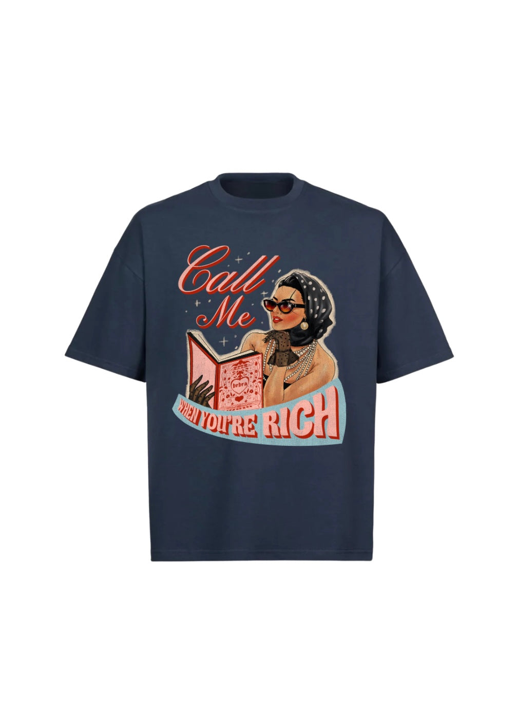 when you’re rich boxy tee