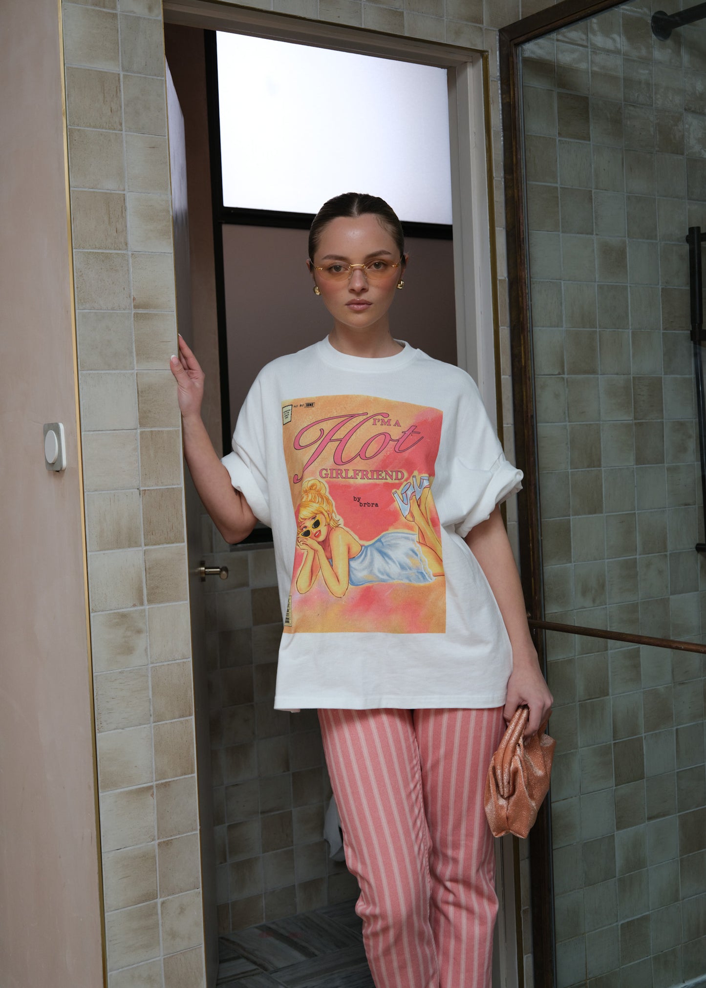 hot girlfriend boxy tee