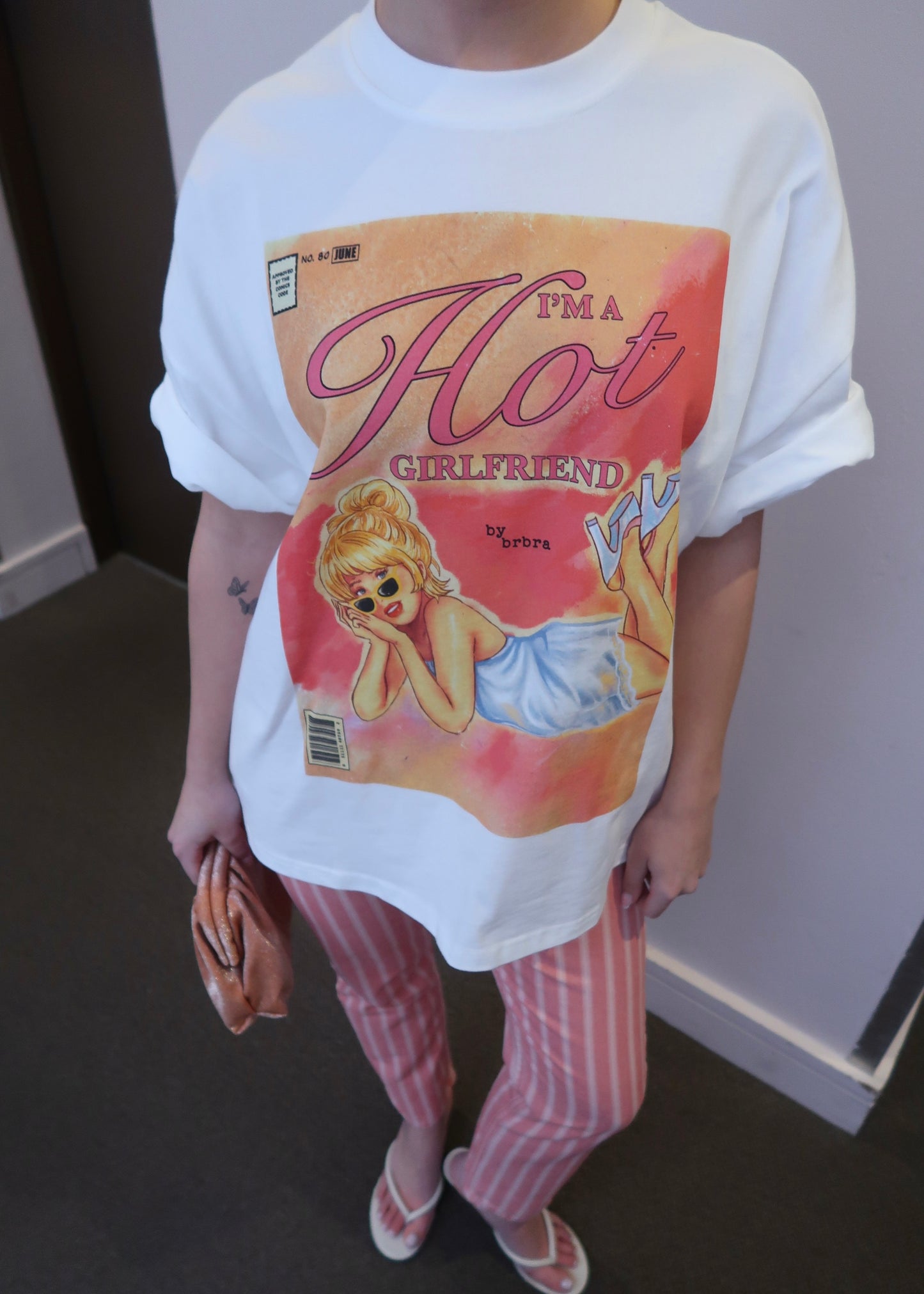 hot girlfriend boxy tee